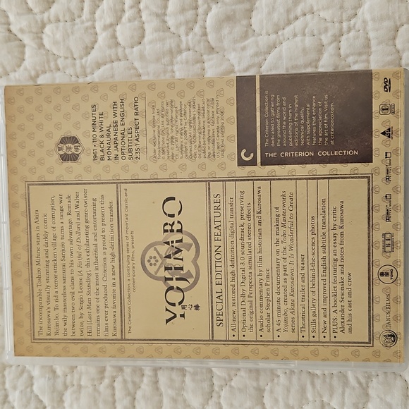 HP💥💥🗡Akira Kurosawa Samurai Yojimbo/Sanjuro DVD Set - Picture 5 of 11